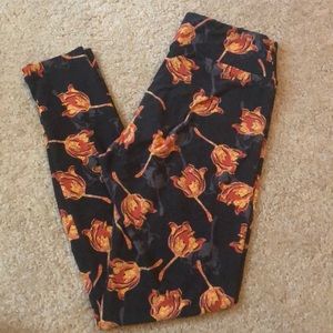 Floral OS LuLaRoe Leggings